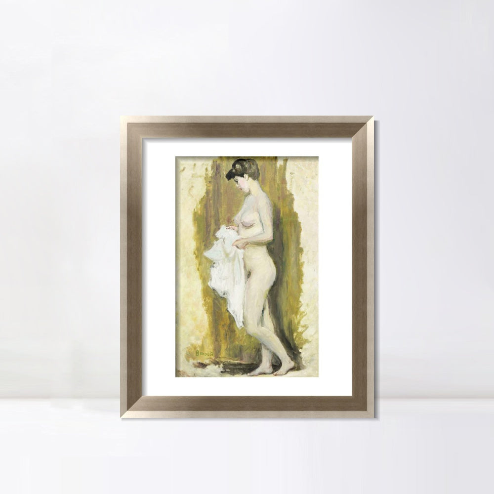 INVIN ART Framed Canvas Art Giclee Print Naked woman 2 by Marc Chagall Wall Art Room Living Office Home Decorations
