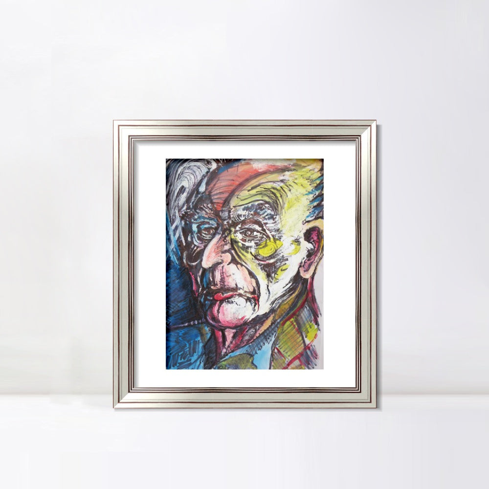 INVIN ART Framed Canvas Art Giclee Print Series#094 by Marc Chagall Wall Art Room Living Office Home Decorations