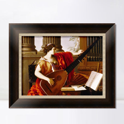 INVIN ART Framed Canvas Art Giclee Print Series#001 by Michelangelo Merisi da Caravaggio Wall Art Living Room Home Office Decorations