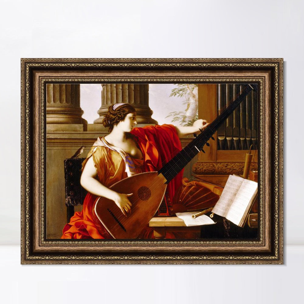 INVIN ART Framed Canvas Art Giclee Print Series#001 by Michelangelo Merisi da Caravaggio Wall Art