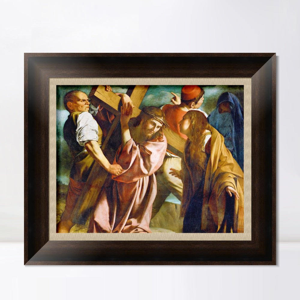 INVIN ART Framed Canvas Art Giclee Print Series#004 by Michelangelo Merisi da Caravaggio Wall Art