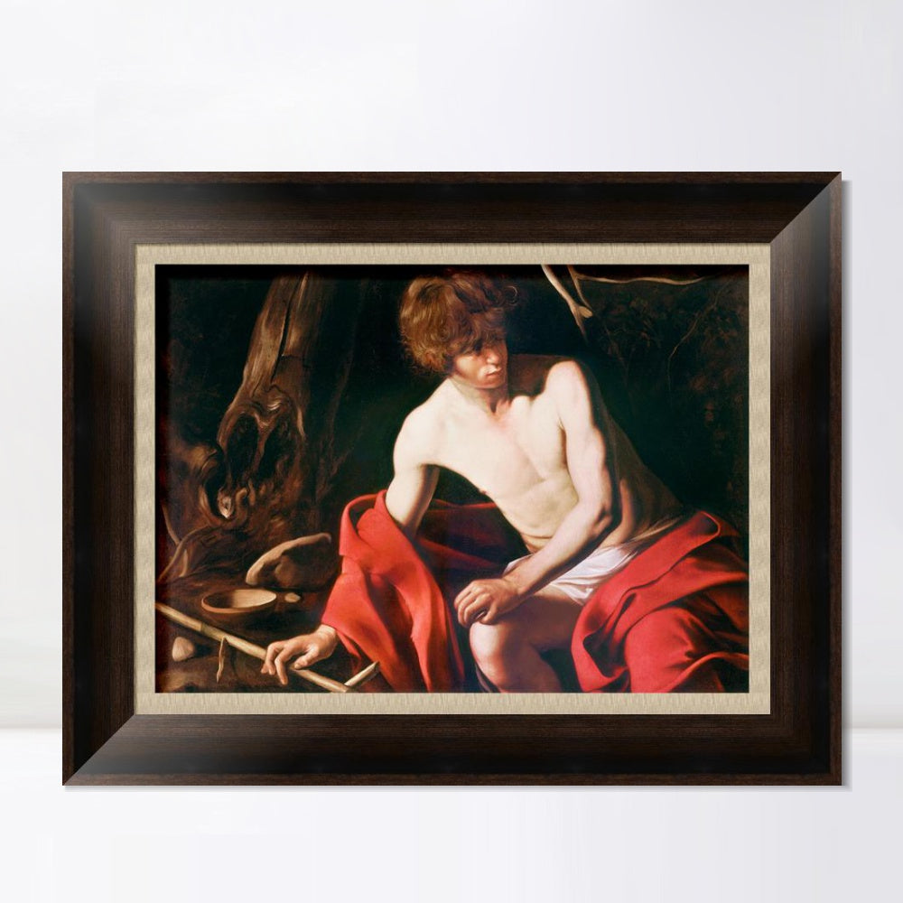 INVIN ART Framed Canvas Art Giclee Print Series#006 by Michelangelo Merisi da Caravaggio Wall Art