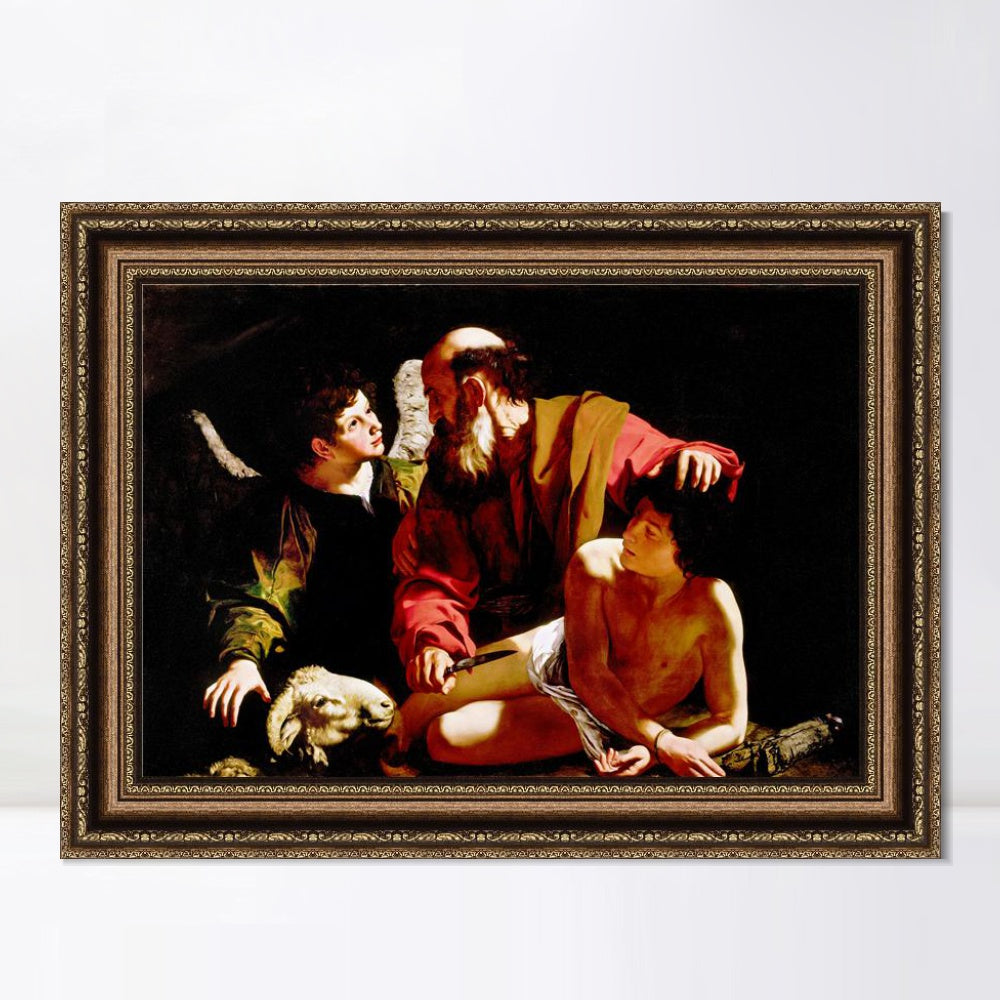 INVIN ART Framed Canvas Art Giclee Print Series#012 by Michelangelo Merisi da Caravaggio Wall Art