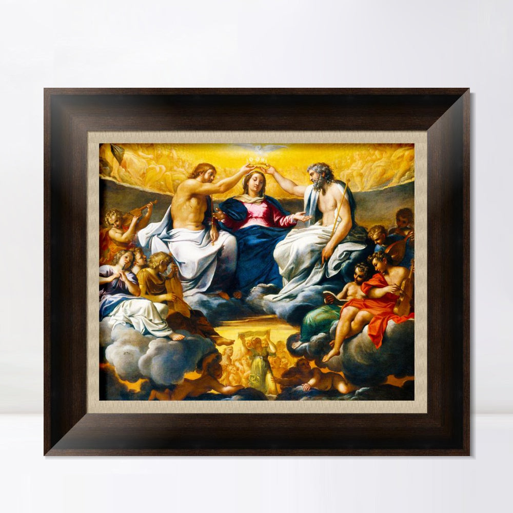 INVIN ART Framed Canvas Art Giclee Print Series#019 by Michelangelo Merisi da Caravaggio Wall Art