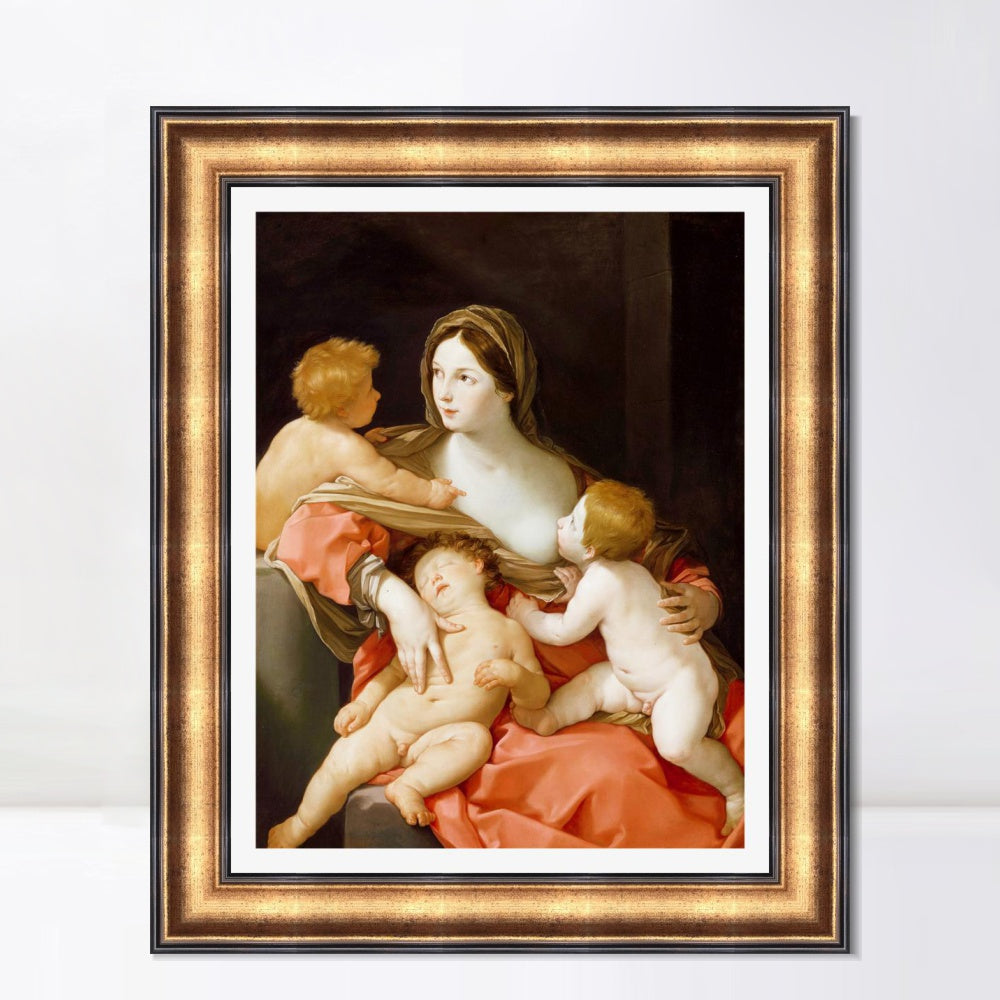 INVIN ART Framed Canvas Art Giclee Print Series#027 by Michelangelo Merisi da Caravaggio Wall Art