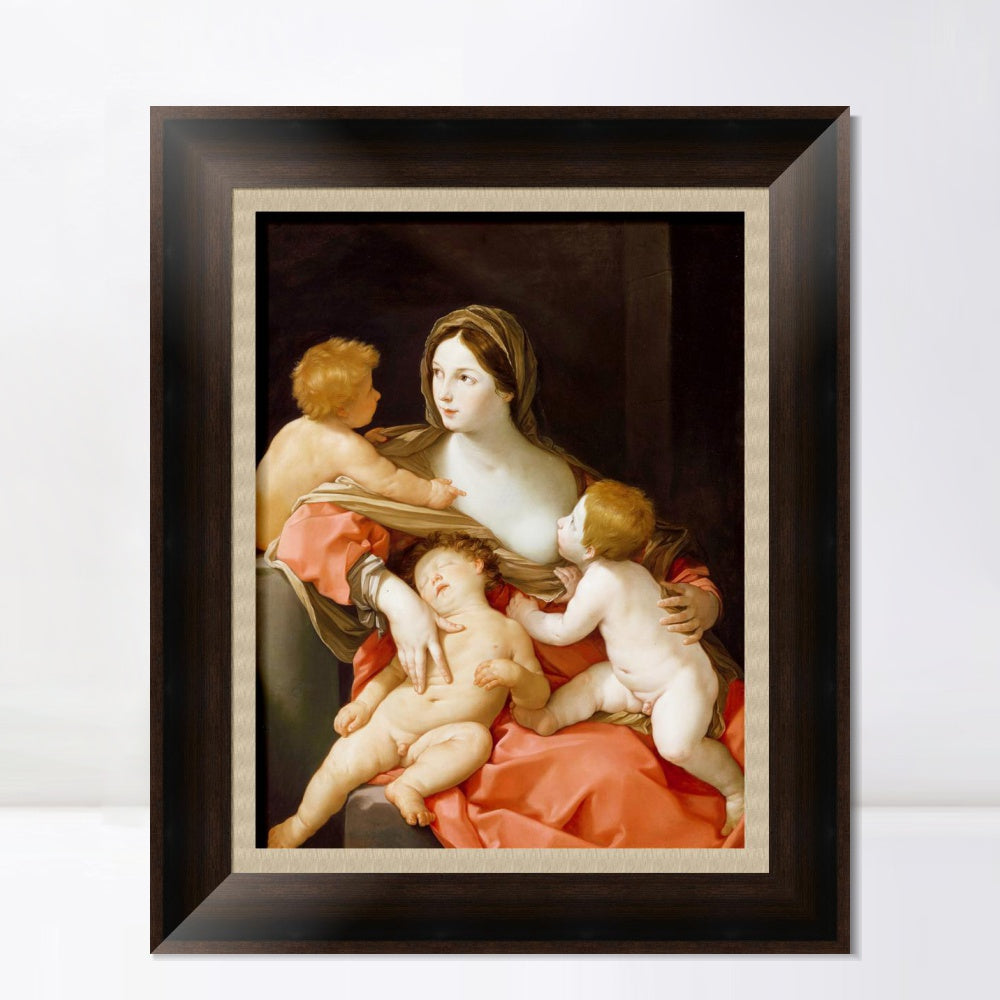 INVIN ART Framed Canvas Art Giclee Print Series#027 by Michelangelo Merisi da Caravaggio Wall Art