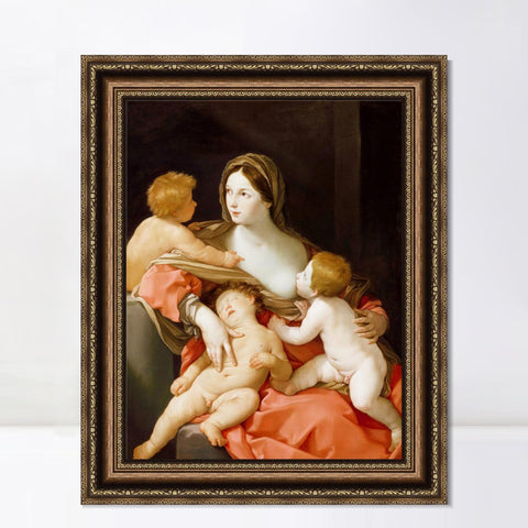INVIN ART Framed Canvas Art Giclee Print Series#027 by Michelangelo Merisi da Caravaggio Wall Art Living Room Home Office Decorations