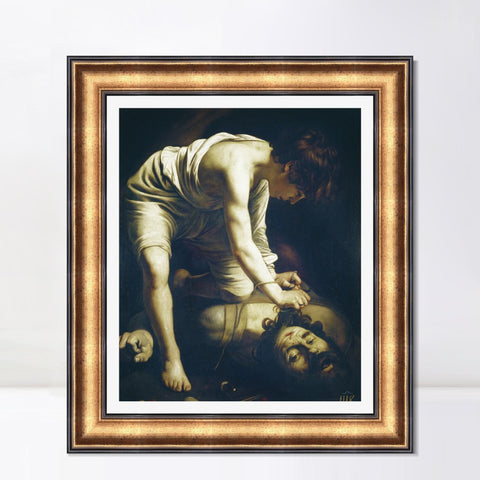 INVIN ART Framed Canvas Art Giclee Print Series#031 by Michelangelo Merisi da Caravaggio Wall Art Living Room Home Office Decorations