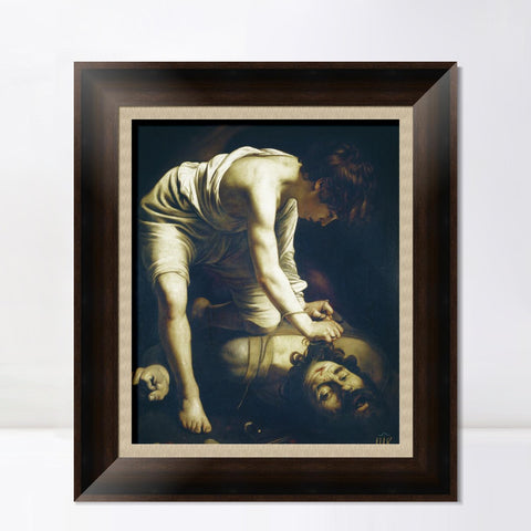 INVIN ART Framed Canvas Art Giclee Print Series#031 by Michelangelo Merisi da Caravaggio Wall Art Living Room Home Office Decorations