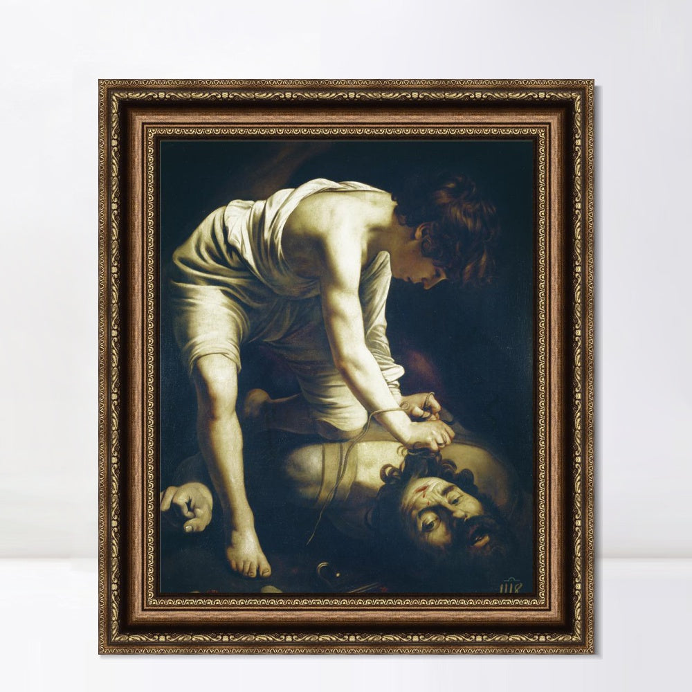 INVIN ART Framed Canvas Art Giclee Print Series#031 by Michelangelo Merisi da Caravaggio Wall Art