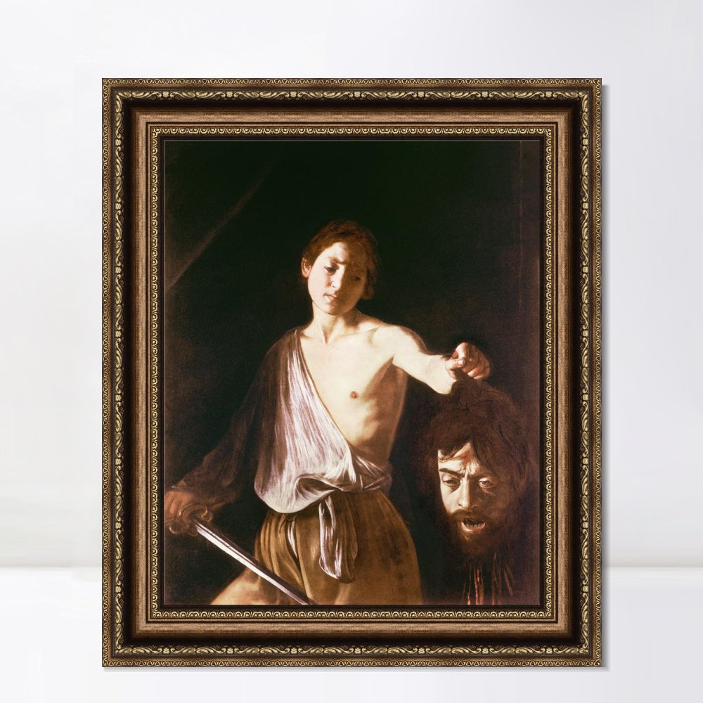 INVIN ART Framed Canvas Art Giclee Print Series#032 by Michelangelo Merisi da Caravaggio Wall Art