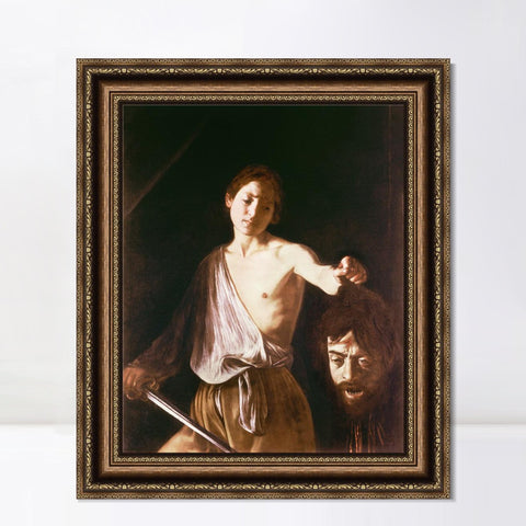 INVIN ART Framed Canvas Art Giclee Print Series#032 by Michelangelo Merisi da Caravaggio Wall Art Living Room Home Office Decorations