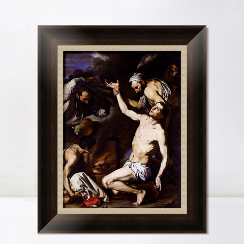 INVIN ART Framed Canvas Art Giclee Print Series#034 by Michelangelo Merisi da Caravaggio Wall Art Living Room Home Office Decorations