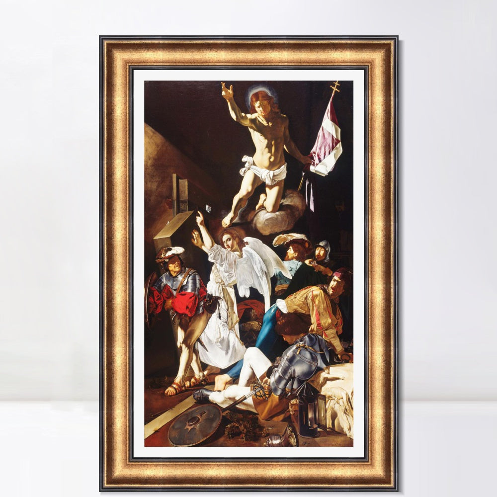 INVIN ART Framed Canvas Art Giclee Print Series#036 by Michelangelo Merisi da Caravaggio Wall Art