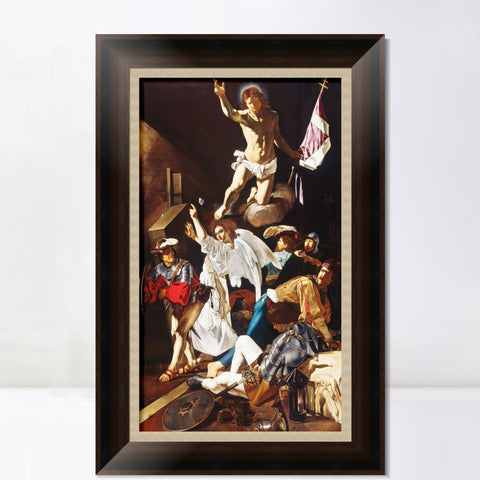 INVIN ART Framed Canvas Art Giclee Print Series#036 by Michelangelo Merisi da Caravaggio Wall Art Living Room Home Office Decorations