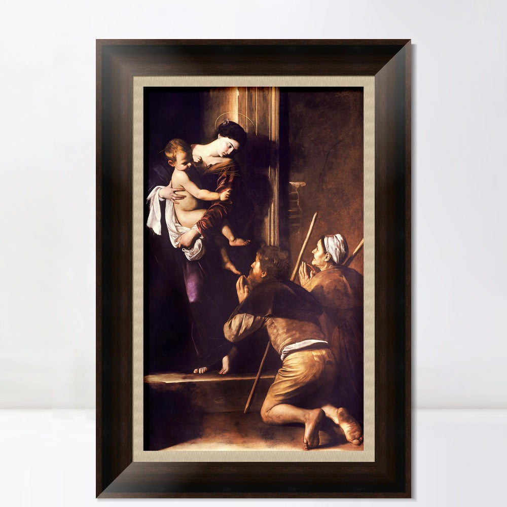 INVIN ART Framed Canvas Art Giclee Print Series#040 by Michelangelo Merisi da Caravaggio Wall Art
