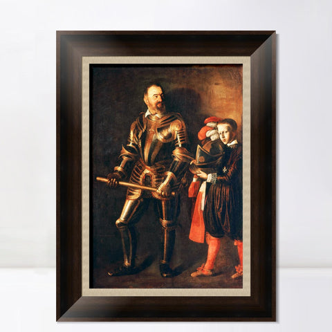 INVIN ART Framed Canvas Art Giclee Print Series#045 by Michelangelo Merisi da Caravaggio Wall Art Living Room Home Office Decorations