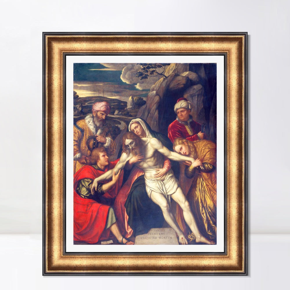 INVIN ART Framed Canvas Art Giclee Print Series#056 by a Lizard by Michelangelo Merisi da Caravaggio Wall Art