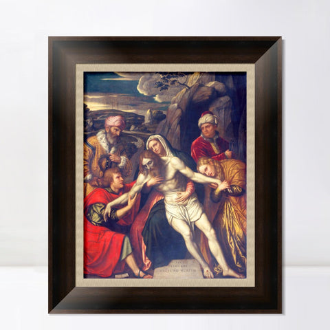 INVIN ART Framed Canvas Art Giclee Print Series#056 by a Lizard by Michelangelo Merisi da Caravaggio Wall Art Living Room Home Office Decorations