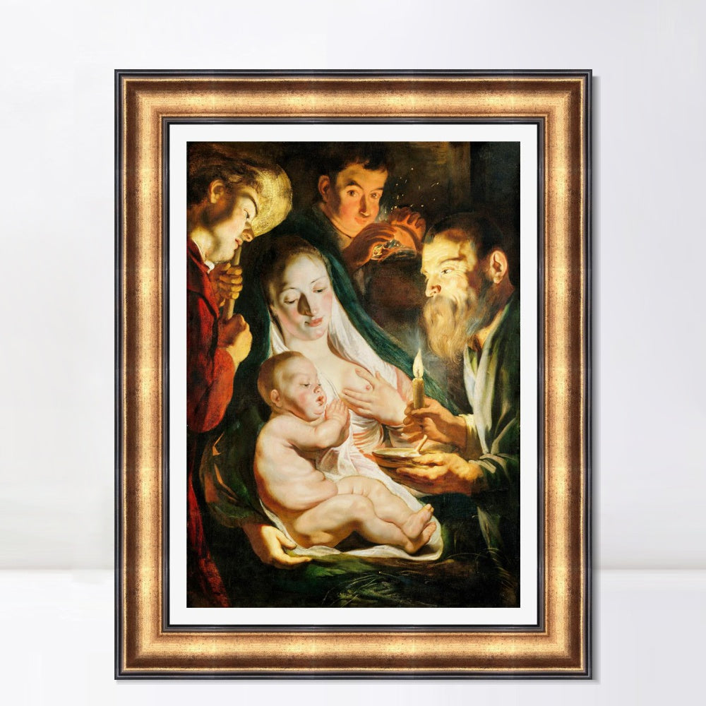 INVIN ART Framed Canvas Art Giclee Print Series#057 by a Lizard by Michelangelo Merisi da Caravaggio Wall Art