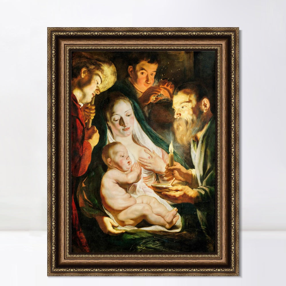 INVIN ART Framed Canvas Art Giclee Print Series#057 by a Lizard by Michelangelo Merisi da Caravaggio Wall Art
