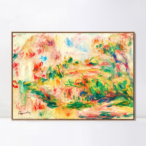INVIN ART Framed Canvas PAYSAGE 7 by Pierre Auguste Renoir Wall Art Living Room Home Office Decorations