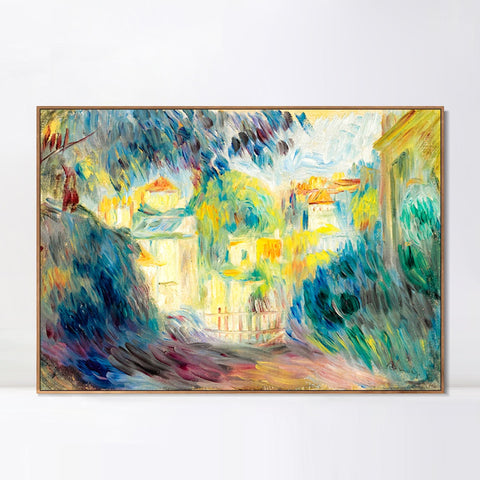 INVIN ART Framed Canvas PAYSAGE 8 by Pierre Auguste Renoir Wall Art Living Room Home Office Decorations