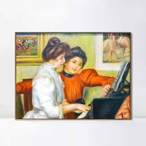 INVIN ART Framed Canvas Series#182 by Pierre Auguste Renoir Wall Art Living Room Home Office Decorations