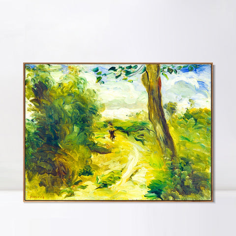 INVIN ART Framed Canvas Landscape between Storms by Pierre Auguste Renoir Wall Art Living Room Home Office Decorations