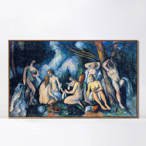 INVIN ART Framed Canvas Giclee Print Art Series#002 by Paul Cezanne Wall Art Living Room Home Office Decorations