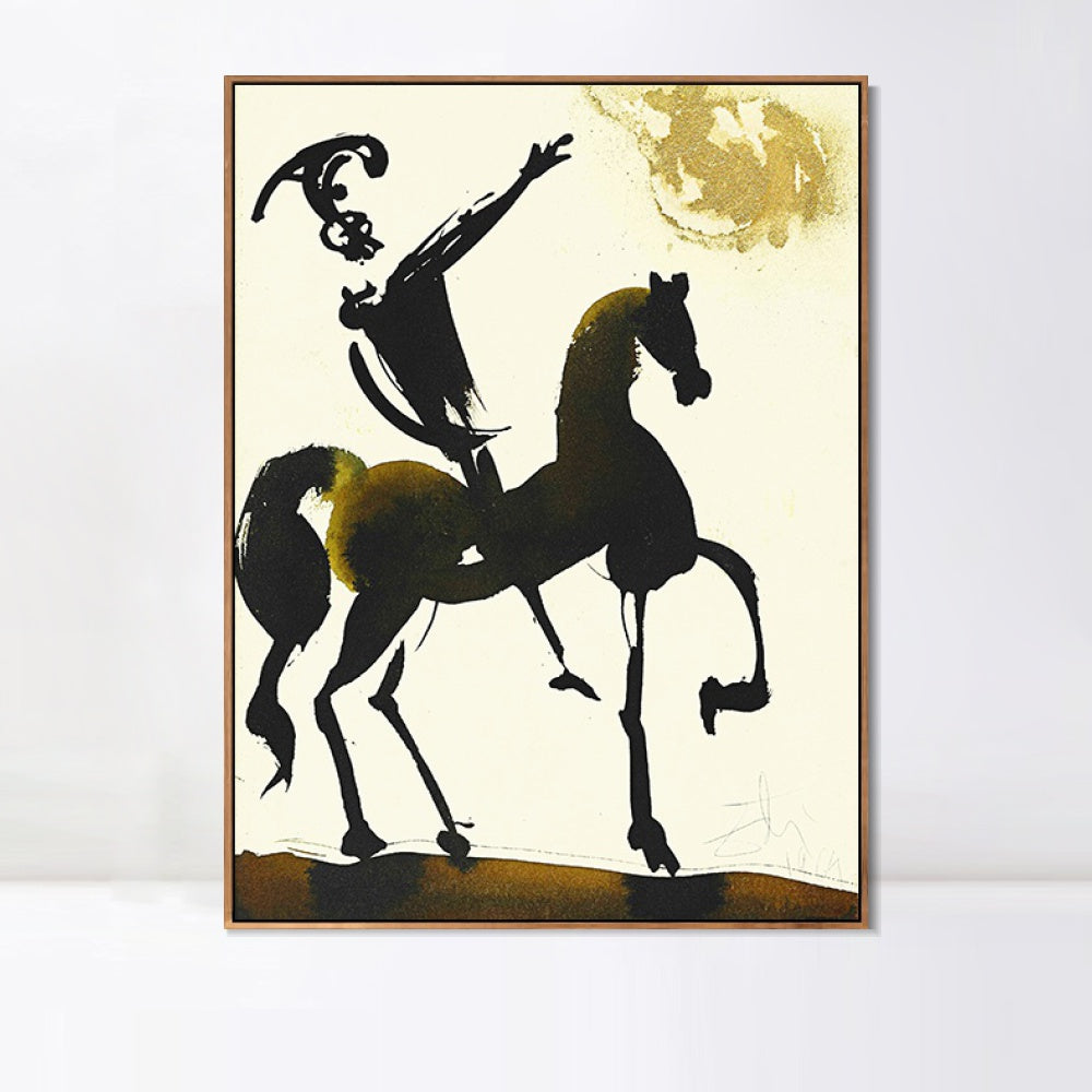 INVIN ART Framed Canvas Series#024 by Salvador Dal Wall Art Living Room Home Office Decorations