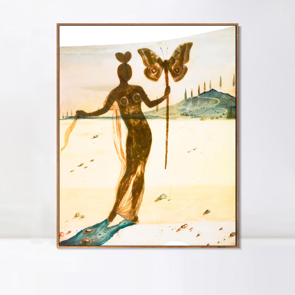 INVIN ART Framed Canvas Series#035 by Salvador Dal Wall Art Living Room Home Office Decorations
