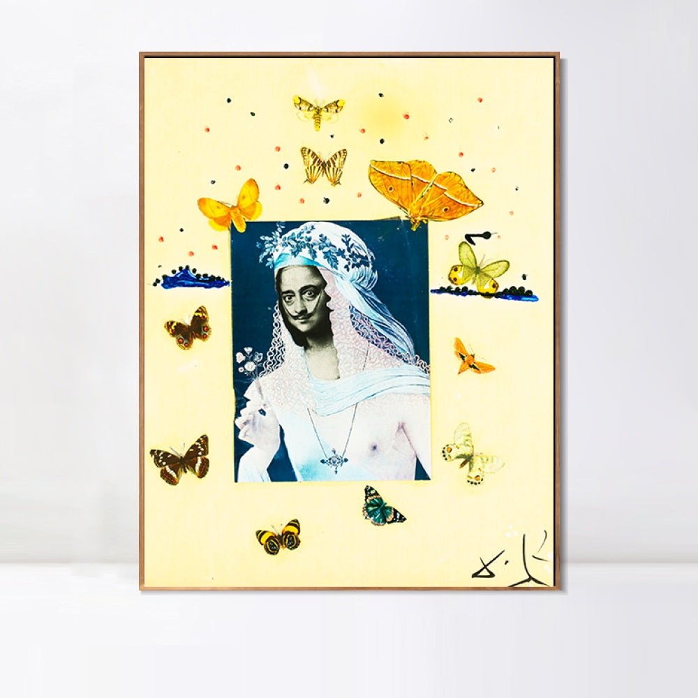 INVIN ART Framed Canvas Series#041 by Salvador Dal Wall Art Living Room Home Office Decorations