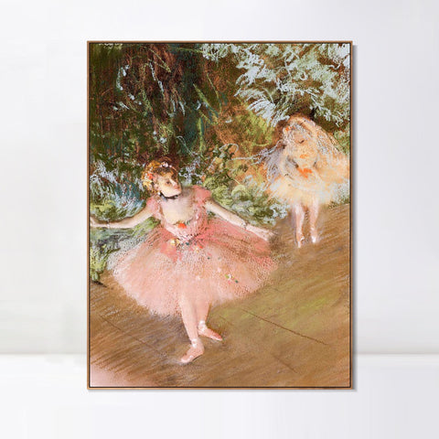 INVIN ART Framed Canvas Giclee Print Art Series#021 by Edgar Degas Wall Art Living Room Home Office Decorations