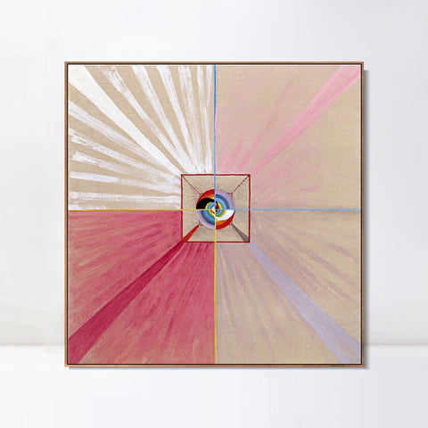 INVIN ART Framed Canvas Giclee Print Series#015 by Hilma Af Klint Wall Art Living Room Home Office Decorations