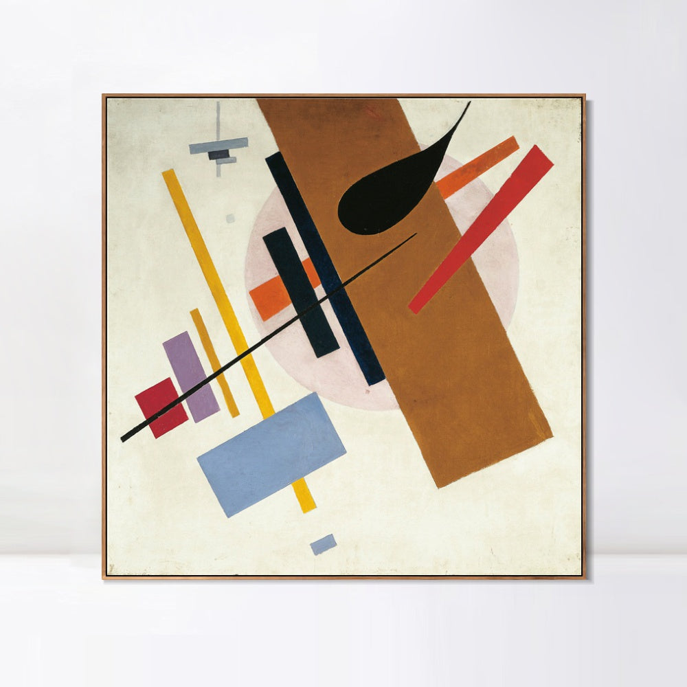 INVIN ART Framed Canvas Giclee Print Art Series#040 by Kasimir Malevich Wall Art Living Room Home Office Decorations