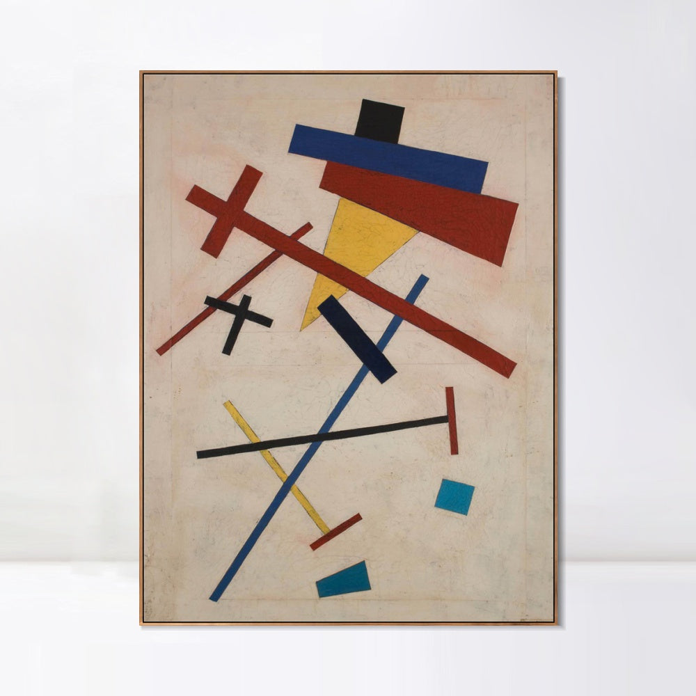 INVIN ART Framed Canvas Giclee Print Art Series#059 by Kasimir Malevich Wall Art Living Room Home Office Decorations