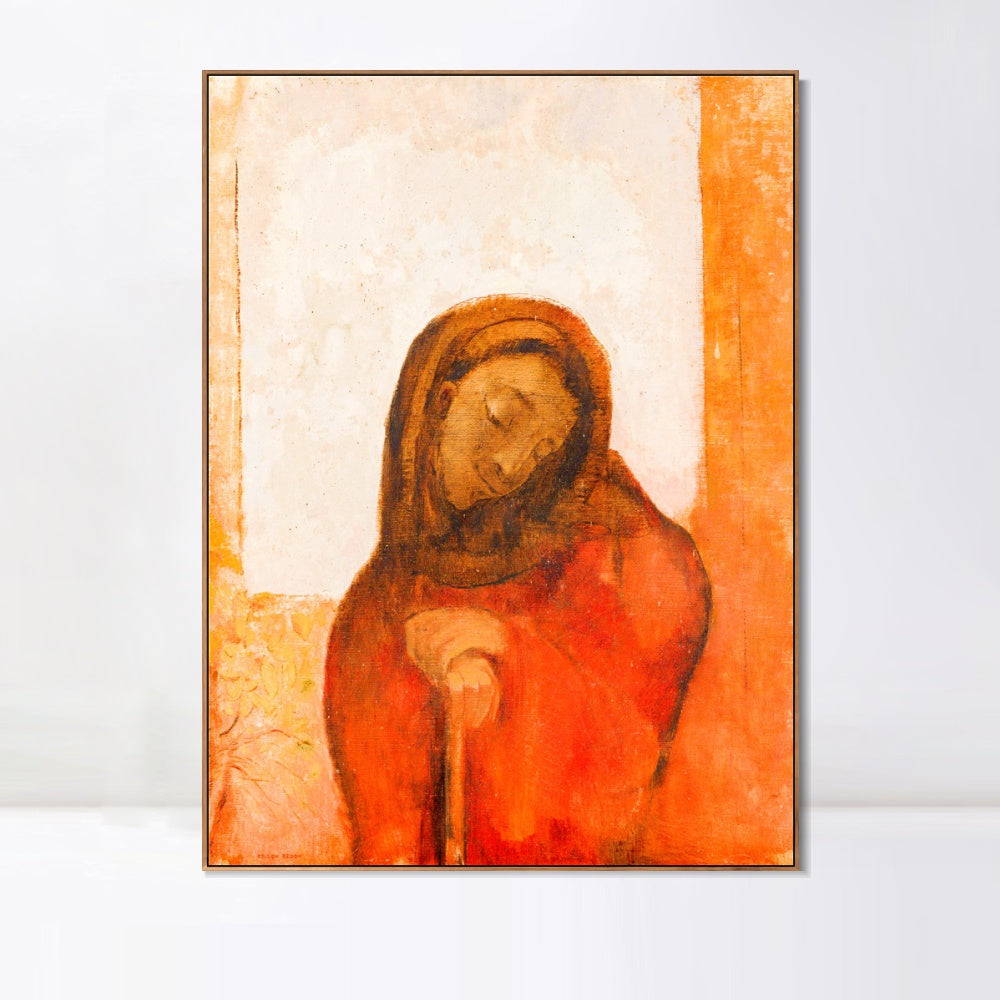 INVIN ART Framed Canvas Series#022 by Odilon Redon Wall Art Living Room Home Office Decorations