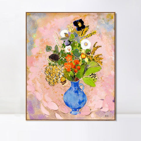 INVIN ART Framed Canvas Series#027 by Odilon Redon Wall Art Living Room Home Office Decorations