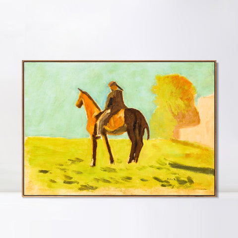 INVIN ART Framed Canvas Series#029 by Odilon Redon Wall Art Living Room Home Office Decorations