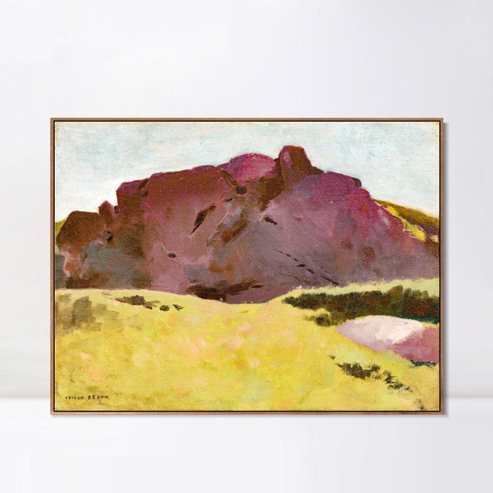 INVIN ART Framed Canvas Series#048 by Odilon Redon Wall Art Living Room Home Office Decorations