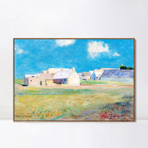 INVIN ART Framed Canvas Series#055 by Odilon Redon Wall Art Living Room Home Office Decorations