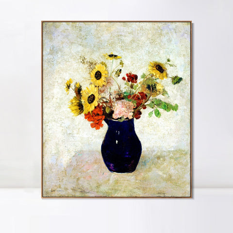 INVIN ART Framed Canvas Series#056 by Odilon Redon Wall Art Living Room Home Office Decorations