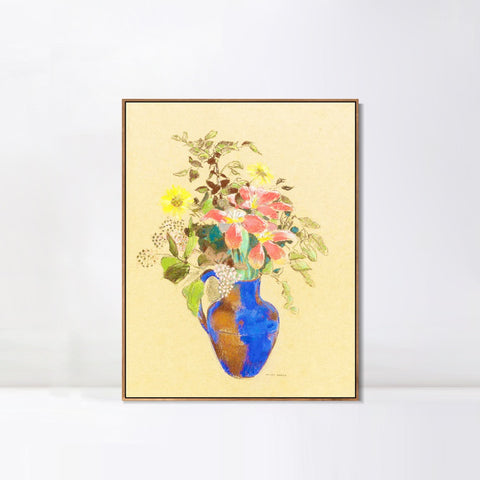 INVIN ART Framed Canvas Series#061 by Odilon Redon Wall Art Living Room Home Office Decorations