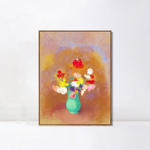 INVIN ART Framed Canvas Series#065 by Odilon Redon Wall Art Living Room Home Office Decorations