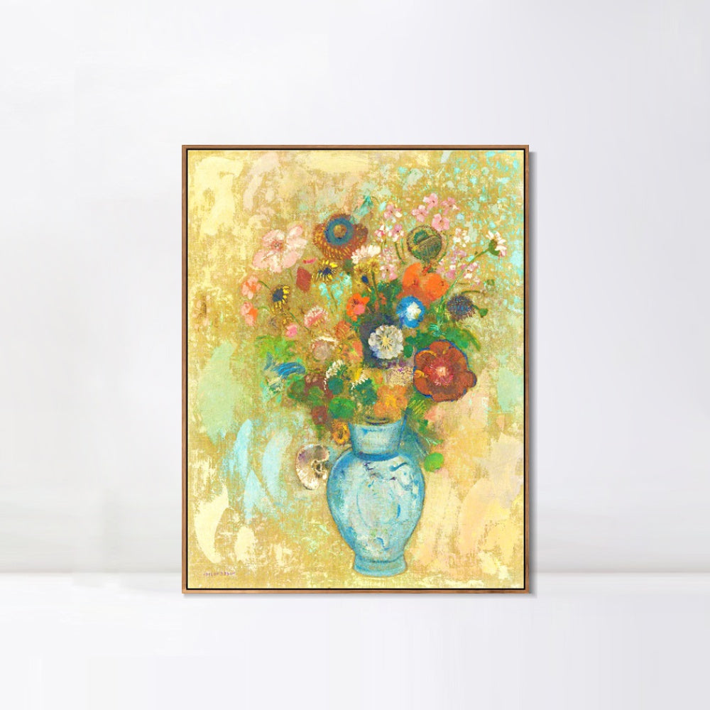 INVIN ART Framed Canvas Series#067 by Odilon Redon Wall Art Living Room Home Office Decorations