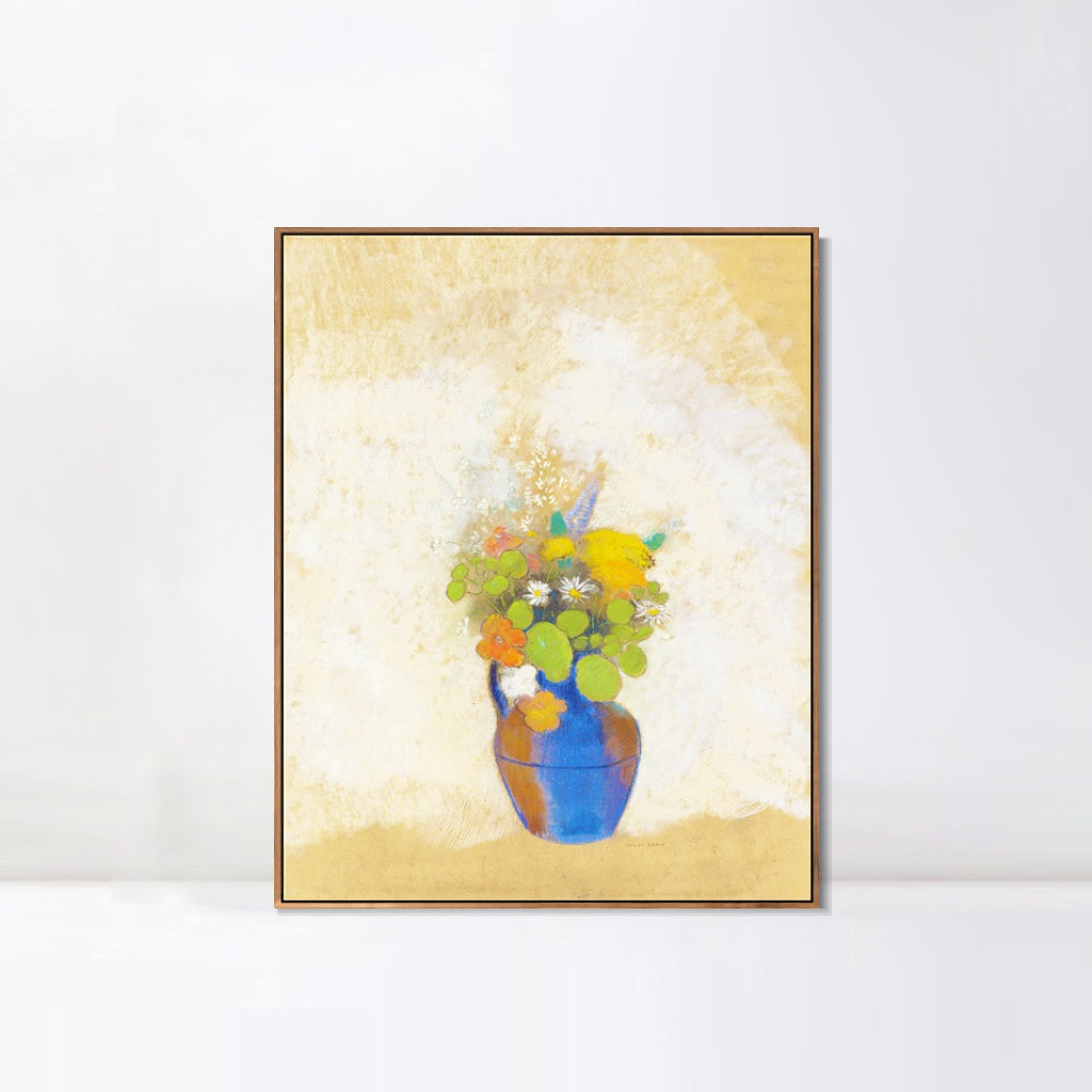 INVIN ART Framed Canvas Series#068 by Odilon Redon Wall Art Living Room Home Office Decorations