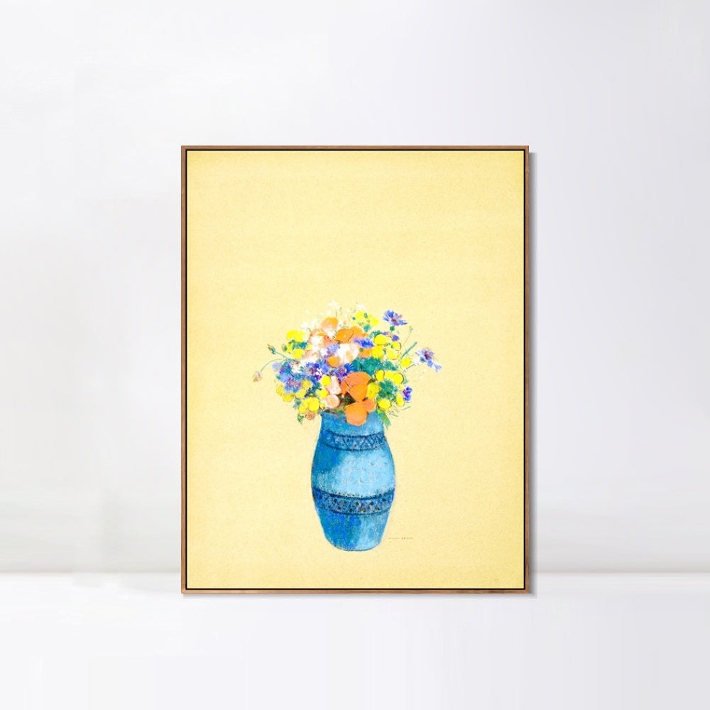 INVIN ART Framed Canvas Series#081 by Odilon Redon Wall Art Living Room Home Office Decorations