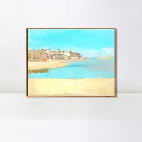 INVIN ART Framed Canvas Series#084 by Odilon Redon Wall Art Living Room Home Office Decorations