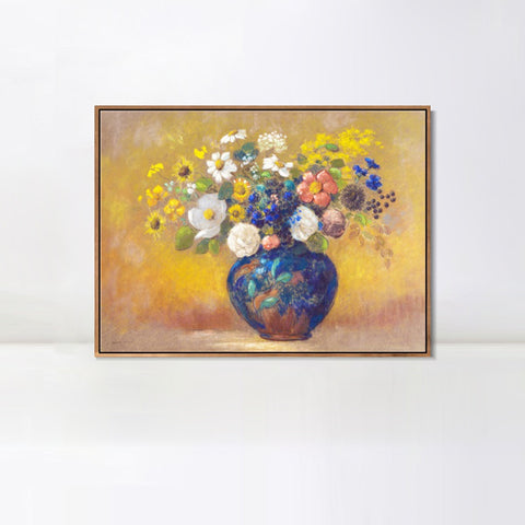 INVIN ART Framed Canvas Series#086 by Odilon Redon Wall Art Living Room Home Office Decorations